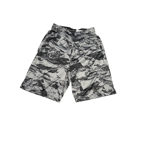 Nike Dri-FIT Men's Small Athletic Shorts Gray Black Camo Basketball Gym - Picture 1 of 5